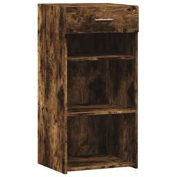 Berkfield Home Sideboard Smoked Oak 45x42.5x93 cm Engineered Wood in Brown - thumbnail 3