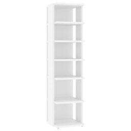 Berkfield Home Shoe Cabinets 2 pcs White 27.5x27x102 cm Engineered Wood - thumbnail 4