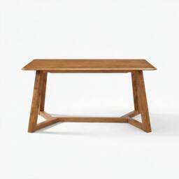 FurnitureboxUK Lulworth Whitewashed Wood Dining Table 4 Beaumont Chairs in Brown - thumbnail 4