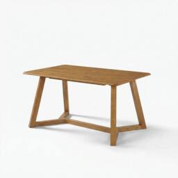 FurnitureboxUK Lulworth Whitewashed Wood Dining Table 4 Beaumont Chairs in Brown - thumbnail 3