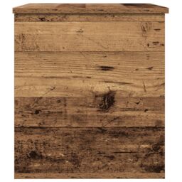 Berkfield Home Storage Box with Lid Old Wood 60x42x46 cm Engineered Wood in Brown - Size: 60 x 42 x 46 cm - thumbnail 7