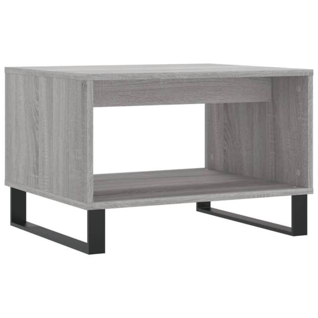 Berkfield Home Coffee Table Grey Sonoma 60x50x40 cm Engineered Wood - Size: 60 x 50 x 40 cm - image 1
