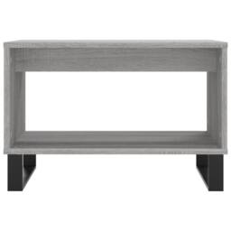 Berkfield Home Coffee Table Grey Sonoma 60x50x40 cm Engineered Wood - Size: 60 x 50 x 40 cm - thumbnail 4