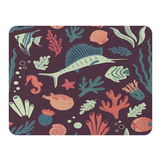Benjamin Tate Design Sealife Designer Blanket in Natural - Size: 120 cm x 150 cm - image 1