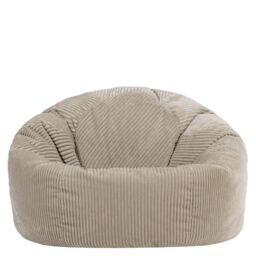 icon Kingston XL Jumbo Cord Classic Dome Bean Bag in Stone - Size: Extra Large - thumbnail 4