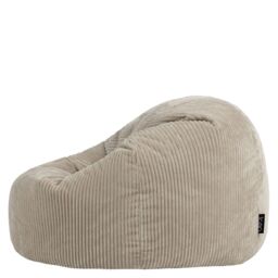 icon Kingston XL Jumbo Cord Classic Dome Bean Bag in Stone - Size: Extra Large - thumbnail 5
