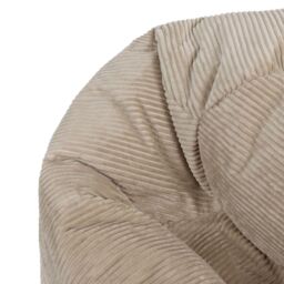 icon Kingston XL Jumbo Cord Classic Dome Bean Bag in Stone - Size: Extra Large - thumbnail 7