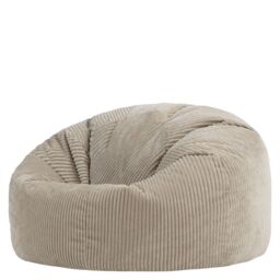 icon Kingston XL Jumbo Cord Classic Dome Bean Bag in Stone - Size: Extra Large - thumbnail 3