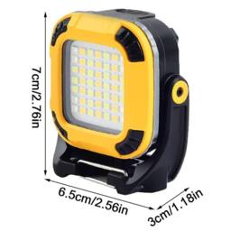 Kelvenix 2PCS Rechargeable Work Light Portable in Yellow - thumbnail 2