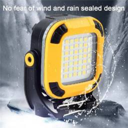 Kelvenix 2PCS Rechargeable Work Light Portable in Yellow - thumbnail 3