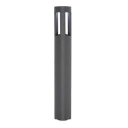 Netlighting Tribeca Outdoor Bollard Light Frosted Acrylic Grey IP54