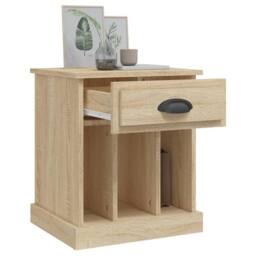 Berkfield Home Bedside Cabinets 2 pcs Sonoma Oak 43x36x50 cm in Light Brown - Size: 43 x 36 x 50 cm - thumbnail 5