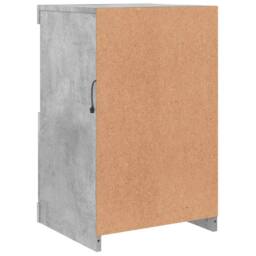 Berkfield Home Side Cabinet with LED Lights Concrete Grey Engineered Wood - thumbnail 9