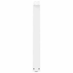 Berkfield Home Modern Dining Table Legs V-Shape 3 pcs White 70x(72-73.3) cm Steel - thumbnail 6