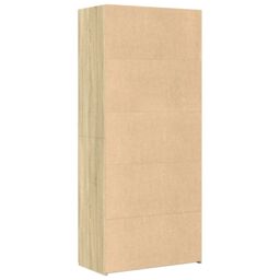 Berkfield Home Highboard Sonoma Oak 80x42.5x185 cm Engineered Wood in Brown - thumbnail 6