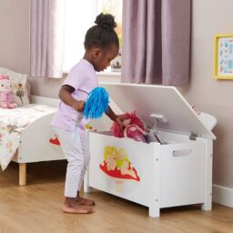 Liberty House Toys Fairy Wooden Toy Box in White