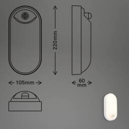 BRILONER White IP65 Sensor Included LED Safety Light - thumbnail 9