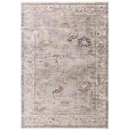 The Rug Shop UK Silver Traditional Easy to clean Machine Made Border Floral Area Rug - Size: 200 cm x 300 cm - thumbnail 7