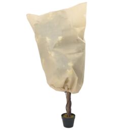 Berkfield Home Plant Fleece Covers with Drawstring 4 pcs 70 g/m¬≤ 0.8x1.2 m in Beige - thumbnail 2