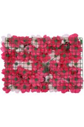 Neel Blue Decorative Artificial Flower Wall Panel Wedding Photo Background in Dark Pink - thumbnail 3