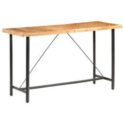 Berkfield Home Beautiful Bar Table 180x70x107 cm Solid Sheesham Wood in Brown - Size: 180 x 70 x 107 cm - thumbnail 9