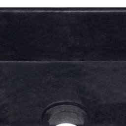 Berkfield Home Sink Black 30x30x13 cm Marble - Size: 30 x 30 x 13 cm - thumbnail 5