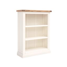 Cabinet Bits Bookcase with Plinth 90x70x25cm in Off-White - Size: 90 x 70 x 25 cm - thumbnail 2