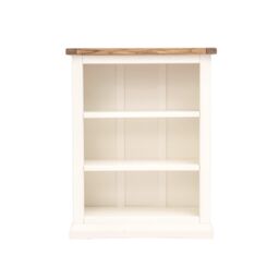 Cabinet Bits Bookcase with Plinth 90x70x25cm in Off-White - Size: 90 x 70 x 25 cm - thumbnail 1