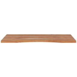 Berkfield Home Desk Top 90x50x2.5 cm Rectangular Solid Wood Acacia in Brown - thumbnail 4