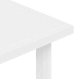 Berkfield Home Garden Table White 80x75x72 cm Plastic - Size: 80 x 75 x 72 cm - thumbnail 8