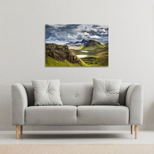 Benjamin Tate Design Highland, Scotland (Canvas Print) / 127 x 101 x 4cm in Natural - Size: 127 x 101 x 4 cm - image 1