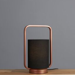 ValueLights Edwin Copper Table Lamp - thumbnail 1