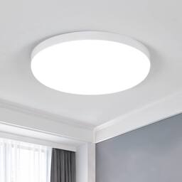 COMELY Extra-Flat LED Ceiling Lights, 30 cm, White, 6500 K, 32W, IP44 in White - thumbnail 1