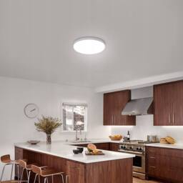 COMELY Extra-Flat LED Ceiling Lights, 30 cm, White, 6500 K, 32W, IP44 in White - thumbnail 2