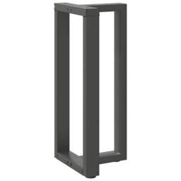 Berkfield Home Bar Table Legs T-Shaped¬†2 pcs Anthracite 40x35x(90-91) cm Steel in Dark Grey - thumbnail 4