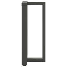 Berkfield Home Bar Table Legs T-Shaped¬†2 pcs Anthracite 40x35x(90-91) cm Steel in Dark Grey - thumbnail 5
