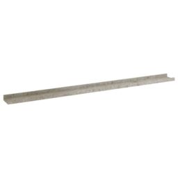 Berkfield Home Wall Shelves 4 pcs Concrete Grey 115x9x3 cm - Size: 115 x 9 x 3 cm - thumbnail 4