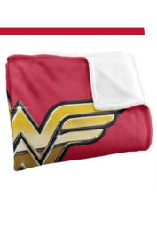 Warner Brothers Jla Logo Officially Licensed Silky Touch Super Soft Throw Blanket 152 x 127 cm in White - thumbnail 3