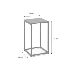 sweeek Pair of industrial side tables in Black - thumbnail 5