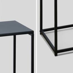 sweeek Pair of industrial side tables in Black - thumbnail 8