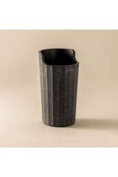 Cosmic 'Avenir Toothbrush Holder' Polygonal Design Black Plastic - thumbnail 2