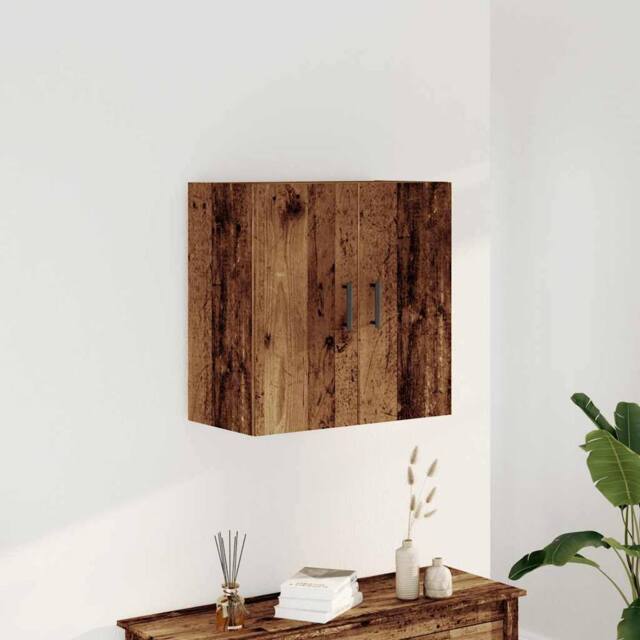 Berkfield Home Wall Cabinet Old Wood 60x31x60 cm Engineered Wood in Brown - Size: 60 x 31 x 60 cm - image 1