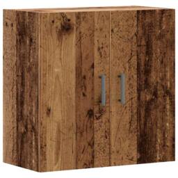 Berkfield Home Wall Cabinet Old Wood 60x31x60 cm Engineered Wood in Brown - Size: 60 x 31 x 60 cm - thumbnail 3
