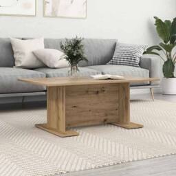 Berkfield Home Coffee Table Other Artisan oak Engineered wood in Brown - thumbnail 4
