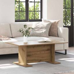 Berkfield Home Coffee Table Other Artisan oak Engineered wood in Brown - thumbnail 2