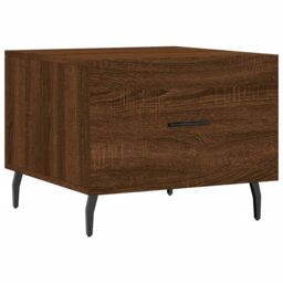 Berkfield Home Coffee Tables 2 pcs Brown Oak 50x50x40 cm Engineered Wood - Size: 50 x 50 x 40 cm - thumbnail 5