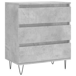 Berkfield Home Sideboard Concrete Grey 60x35x70 cm Engineered Wood - Size: 60 x 35 x 70 cm - thumbnail 1