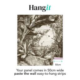 Superfresco Easy Jungle Book Mono Print To Order 3m x 2.8m Mural in White - thumbnail 3
