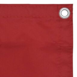 Berkfield Home Balcony Screen Red 120x500 cm Oxford Fabric - thumbnail 3