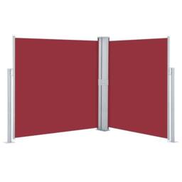 Berkfield Home Retractable Side Awning Red 140x600 cm in Wine - thumbnail 2